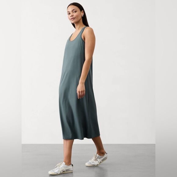 NWT Athleta Midi Scoop Dress - Picture 3 of 3